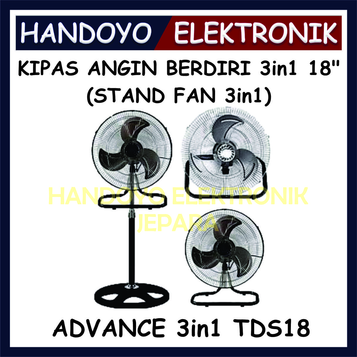 Stand Fan Advance TDS 18