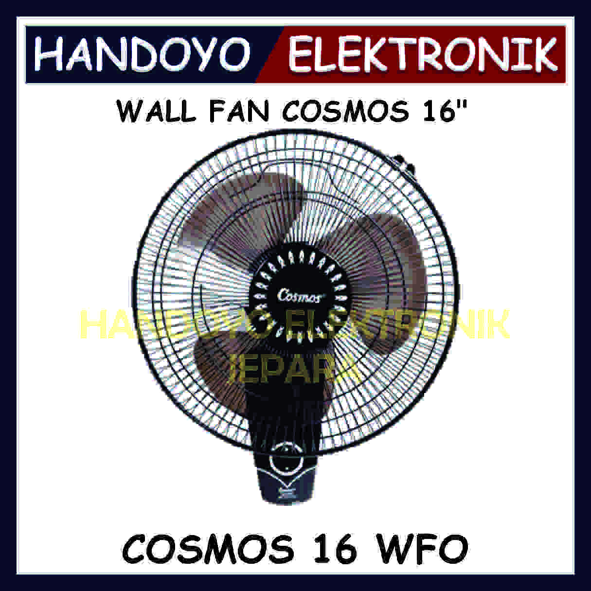 Wall Fan Cosmos WFO / WFW / WFG (16 Inch)