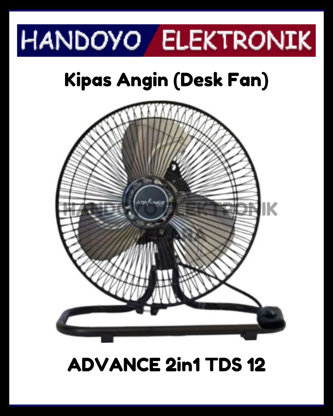 Desk Fan Advance TDS 12