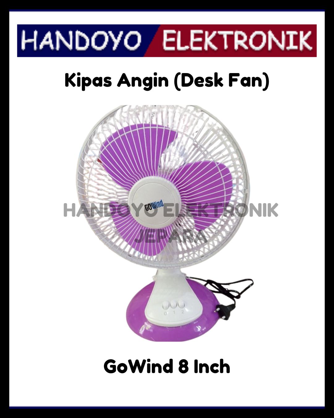 Desk Fan GoWind RRT (8 Inch)