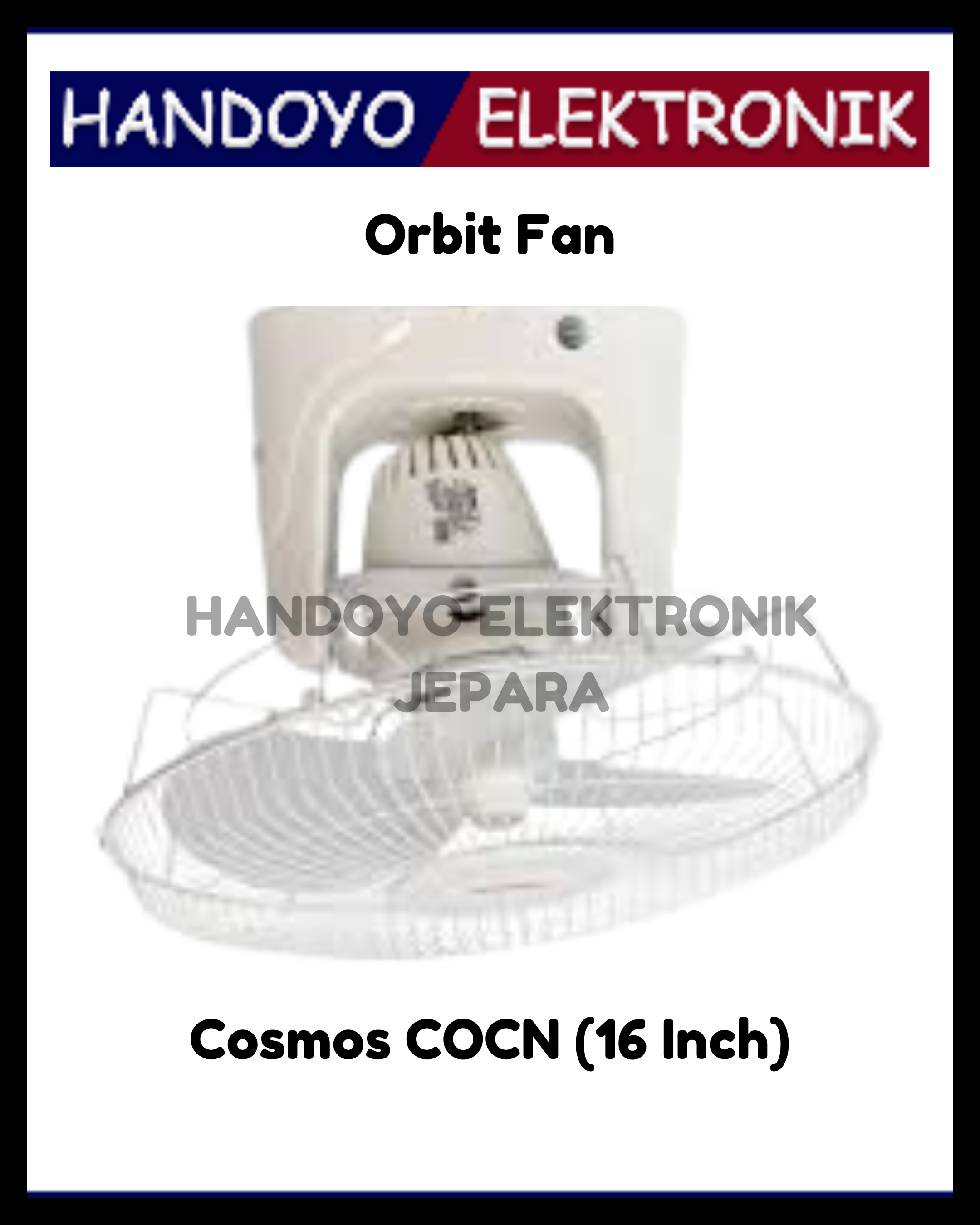 Kipas Orbit Cosmos COCN (16 Inch)