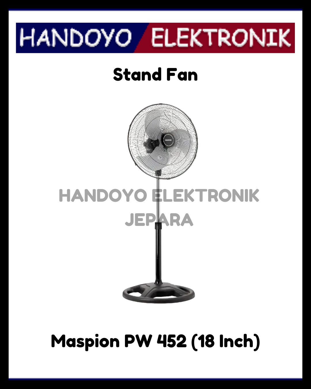 Stand Fan Maspion PW 452 (18 Inch)