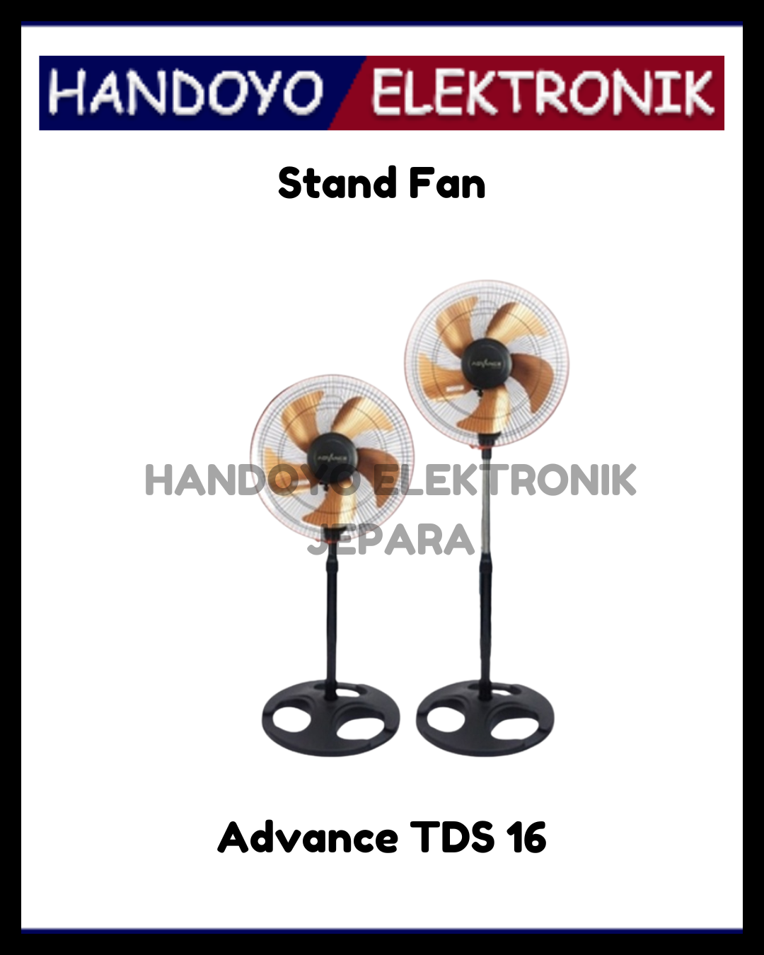 Stand Fan Advance TDS 16