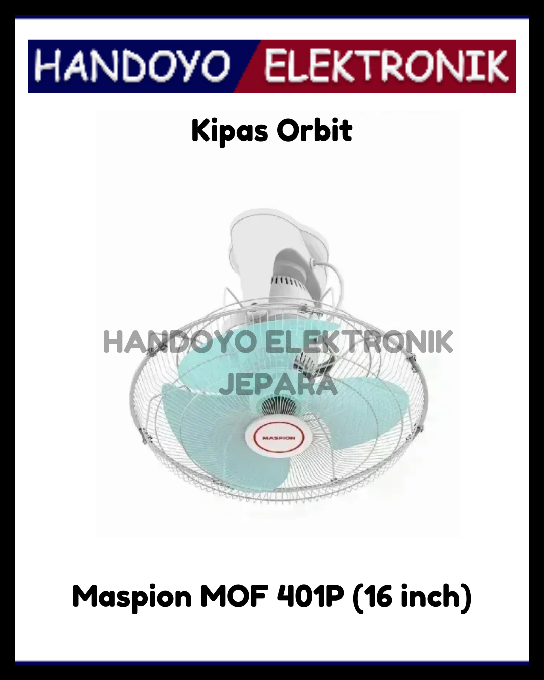 Kipas Orbit Maspion MOF 401P (16 inch)