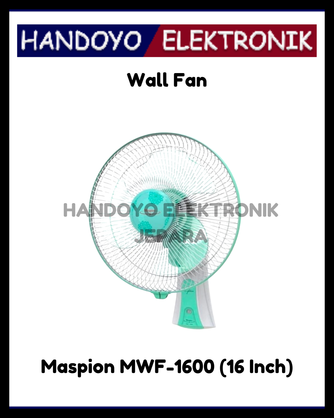 Wall Fan Maspion MWF-1600 (16 Inch)
