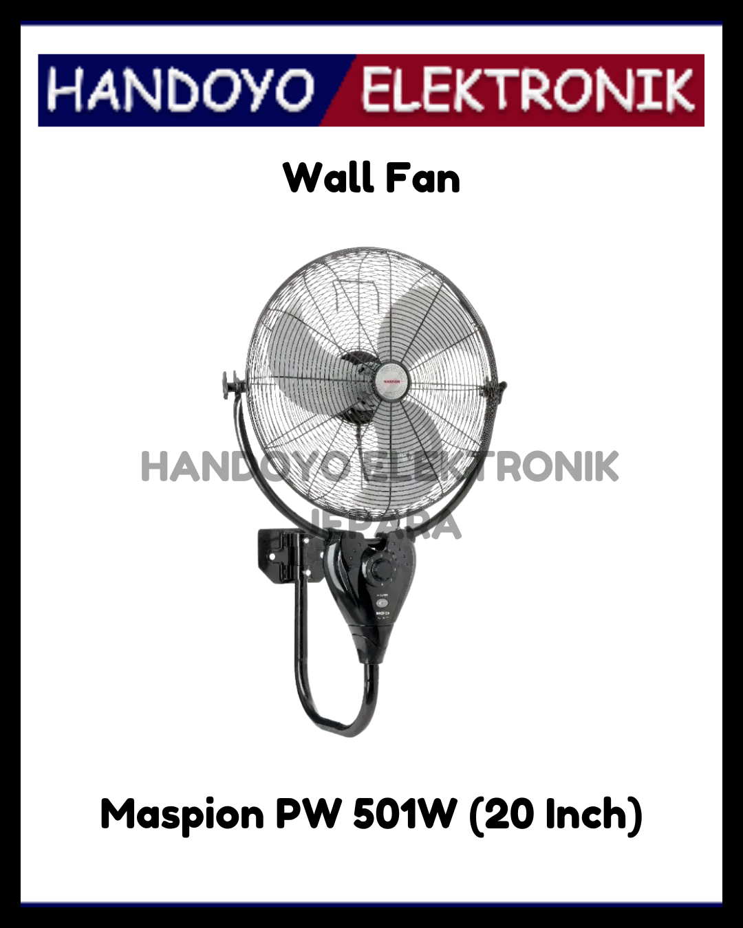 Wall Fan Maspion Power Fan PW 501W
