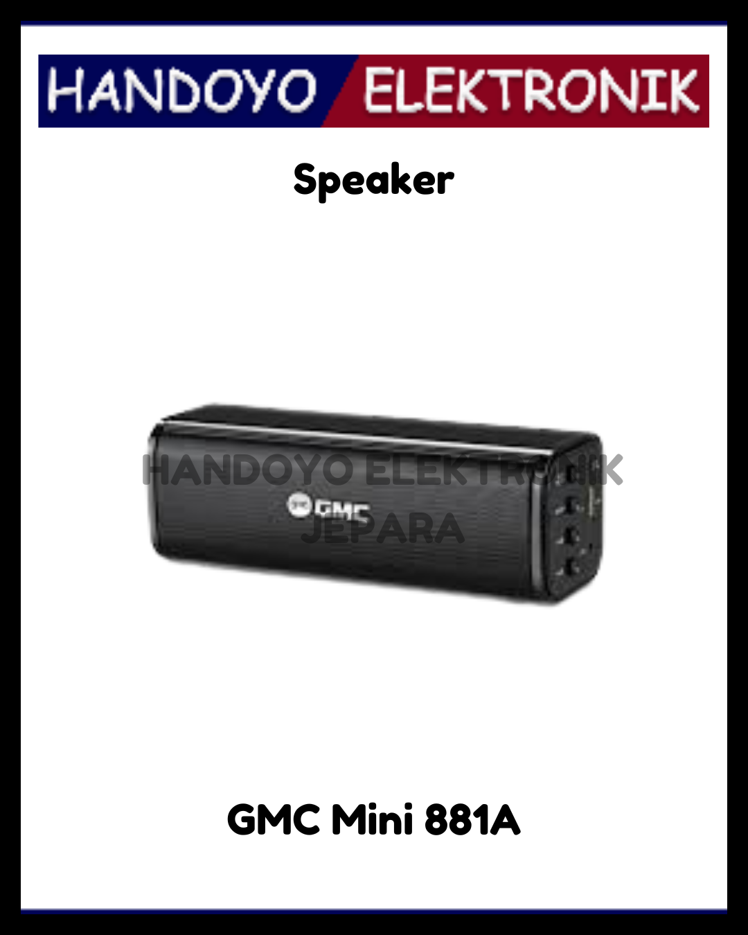 Speaker GMC Mini 881A 15W