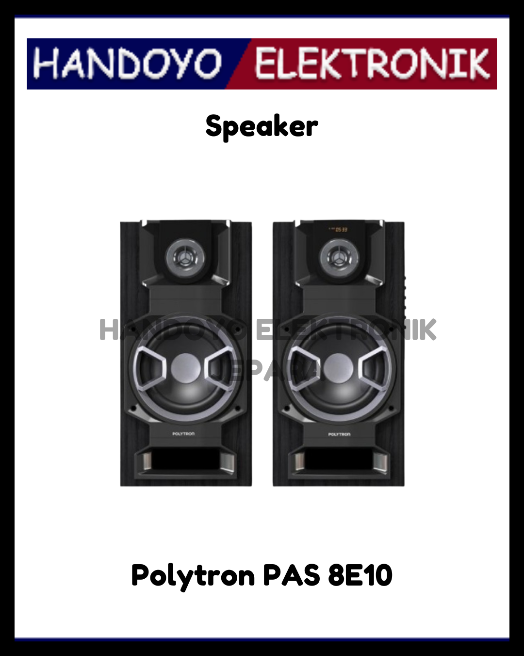 Speaker Polytron PAS 8E10