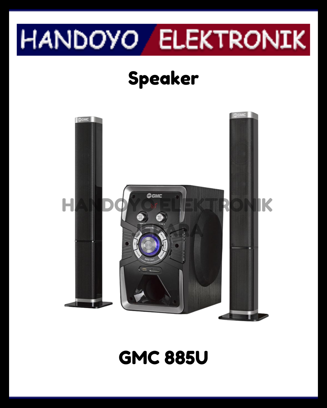 Speaker GMC 885U Multimedia Sound Tinggi