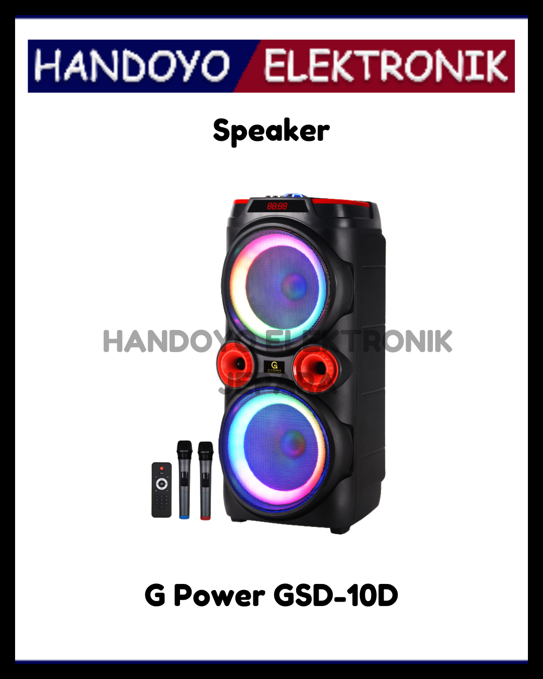 Speaker G Power GSD-10D (10inch Doube Speaker)