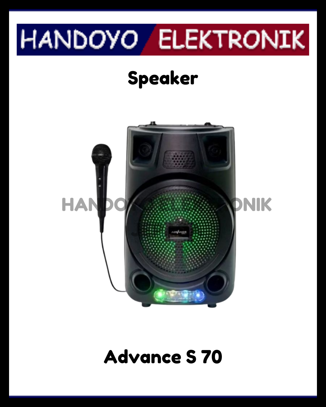 Speaker Advance S 70 (Dengan Mic)