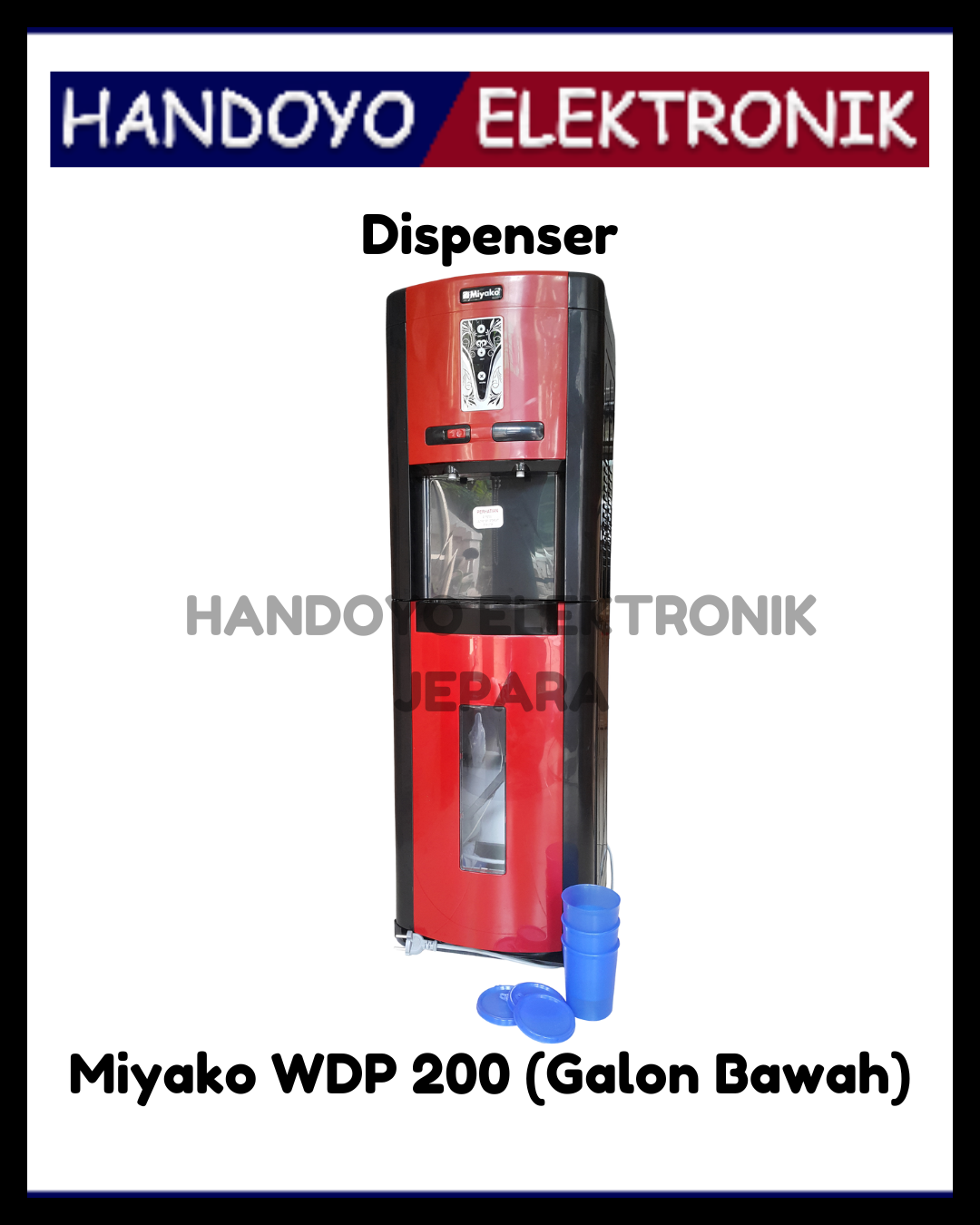 Dispenser Miyako WDP 200 (Galon Bawah)