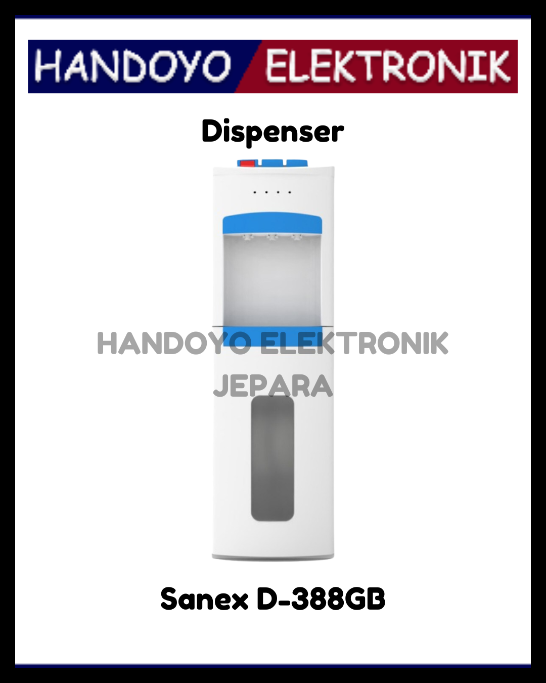 Dispenser Sanex D-388GB (Galon Bawah)
