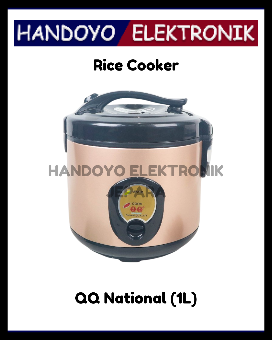 (PROMO) Rice Cooker QQ National/Vitara (1L)