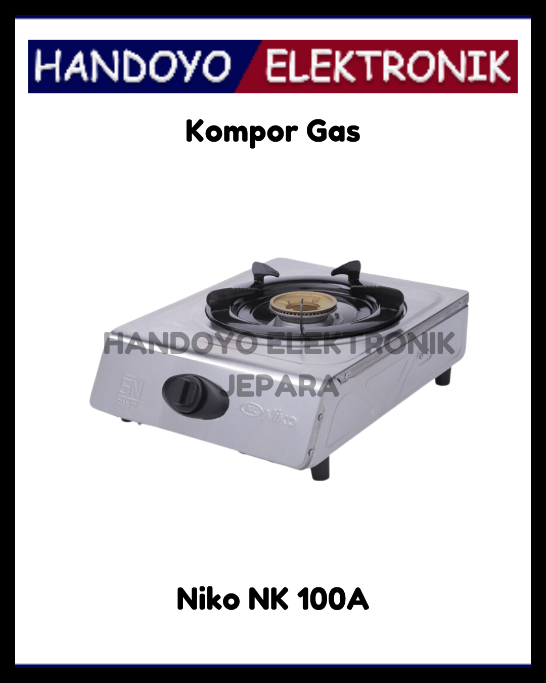 Kompor Gas 1 Tungku Niko NK 100A