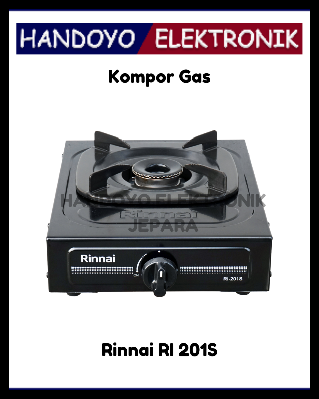 Kompor Gas 1 Tungku Rinnai RI 201S