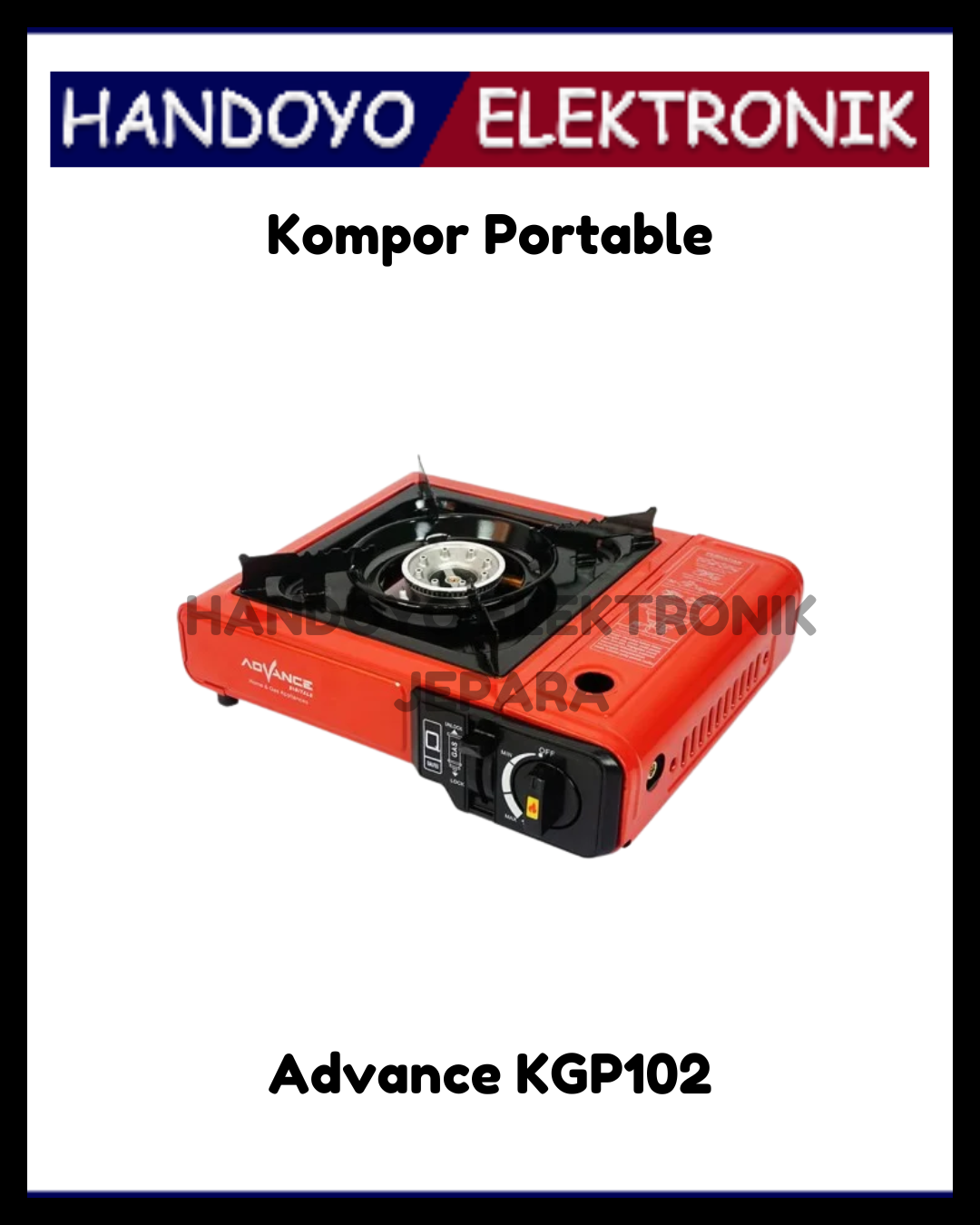 Kompor Gas Portable Advance KGP102
