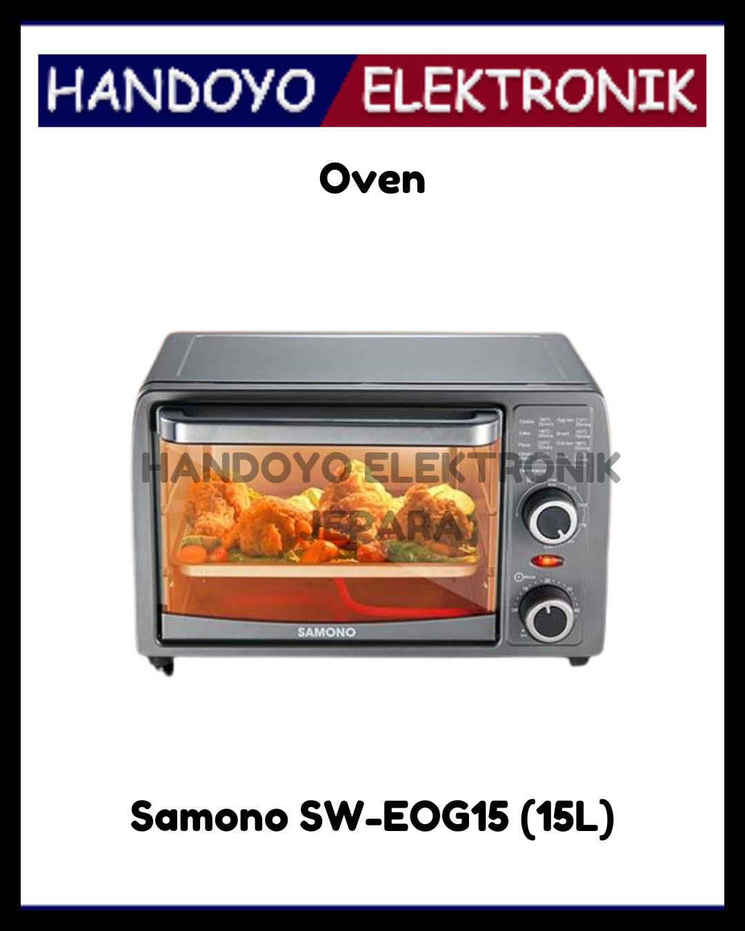 Oven Listrik Samono 15L SW-EOG15