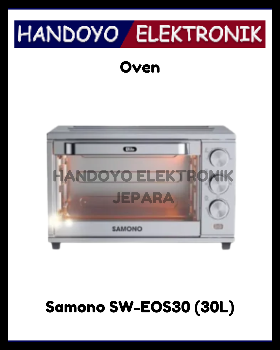 Oven Listrik Samono  SW-EOS39 (30L)