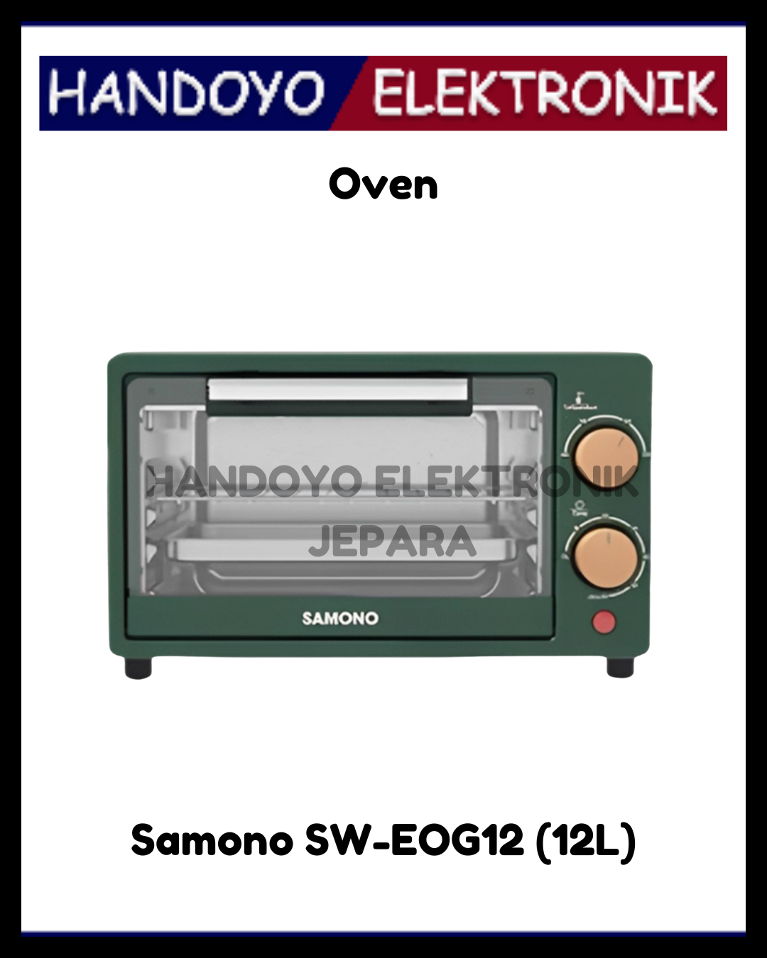 Oven Listrik Samono 12L SW-EOG12