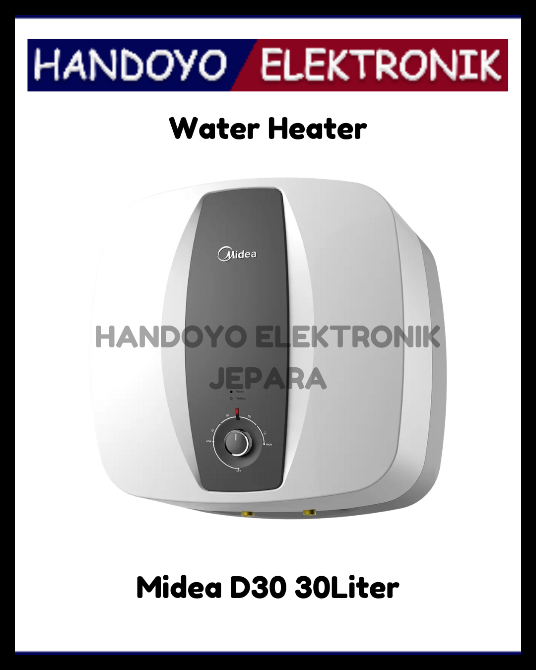 Water Heater Listrik Midea D30 30Liter