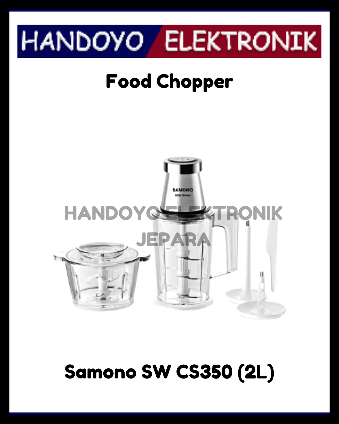 Food Chopper Samono SW CS350 (2L)