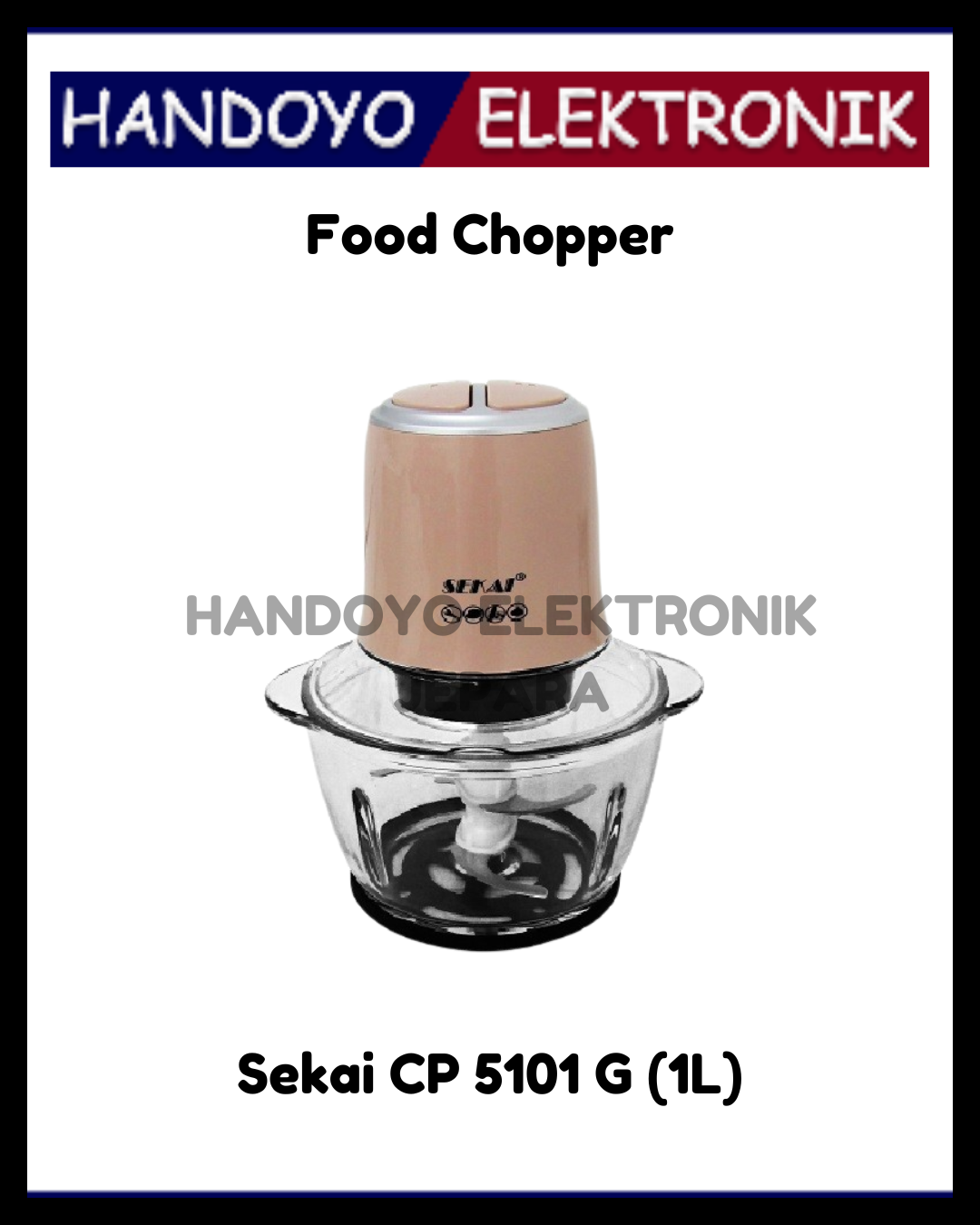 Food Chopper Sekai CP 5101 G (1L)
