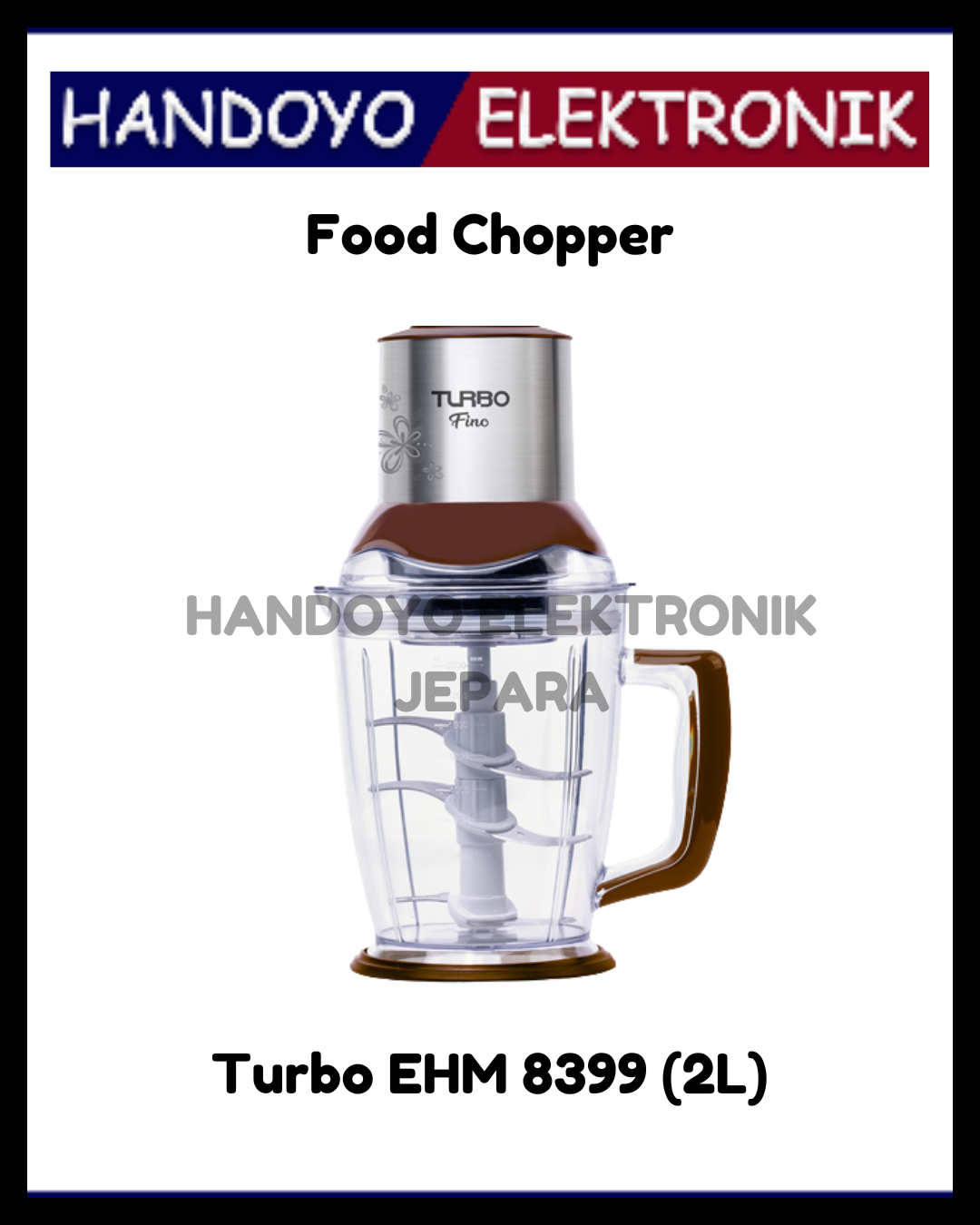 Multi Food Chopper EHM 8399 2L