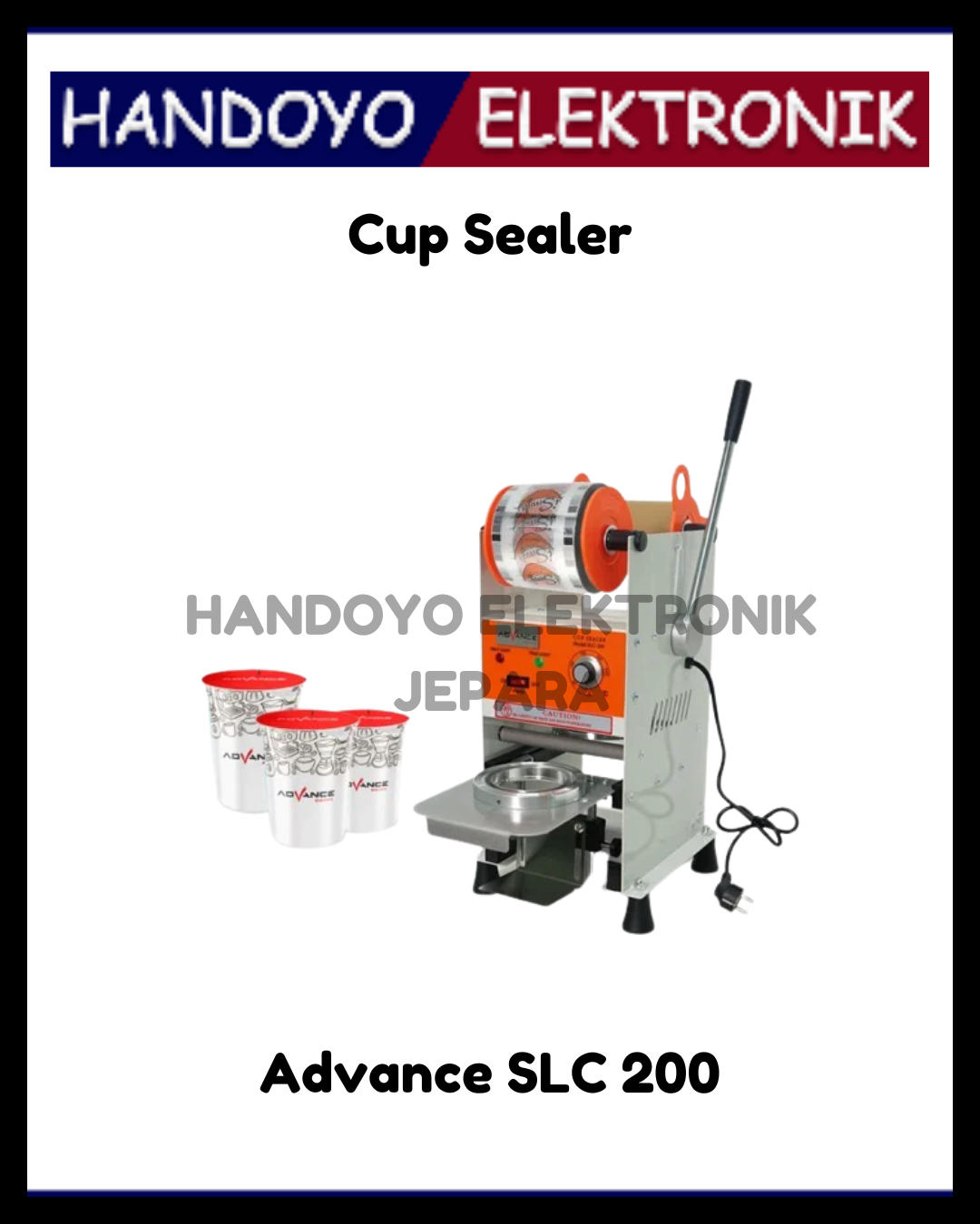 Cup Sealer Advance SLC 200