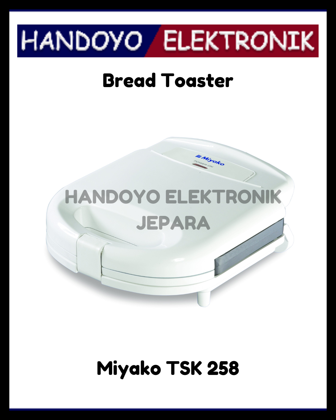 Bread Toaster Miyako TSK 258
