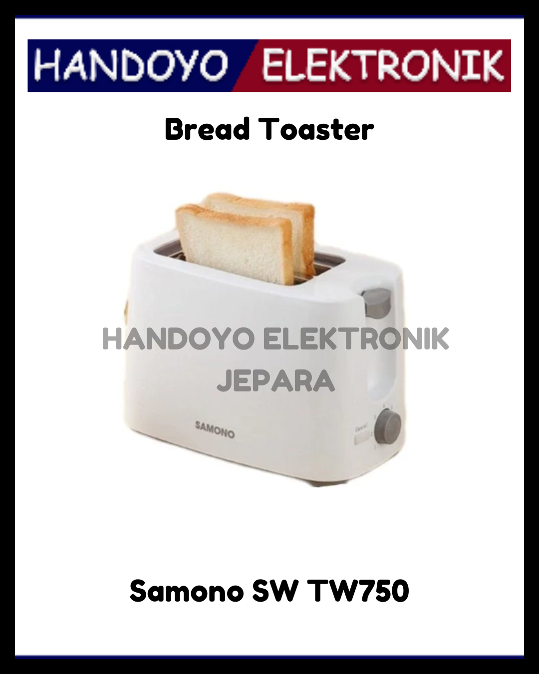 Bread Toaster Samono Pop Up Toaster SW TW750