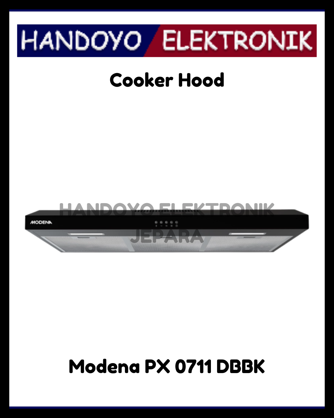 Cooker Hood Modena PX 0711 DBBK