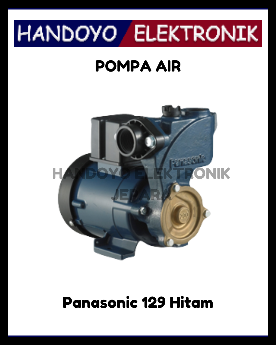 Panasonic 129 Hitam