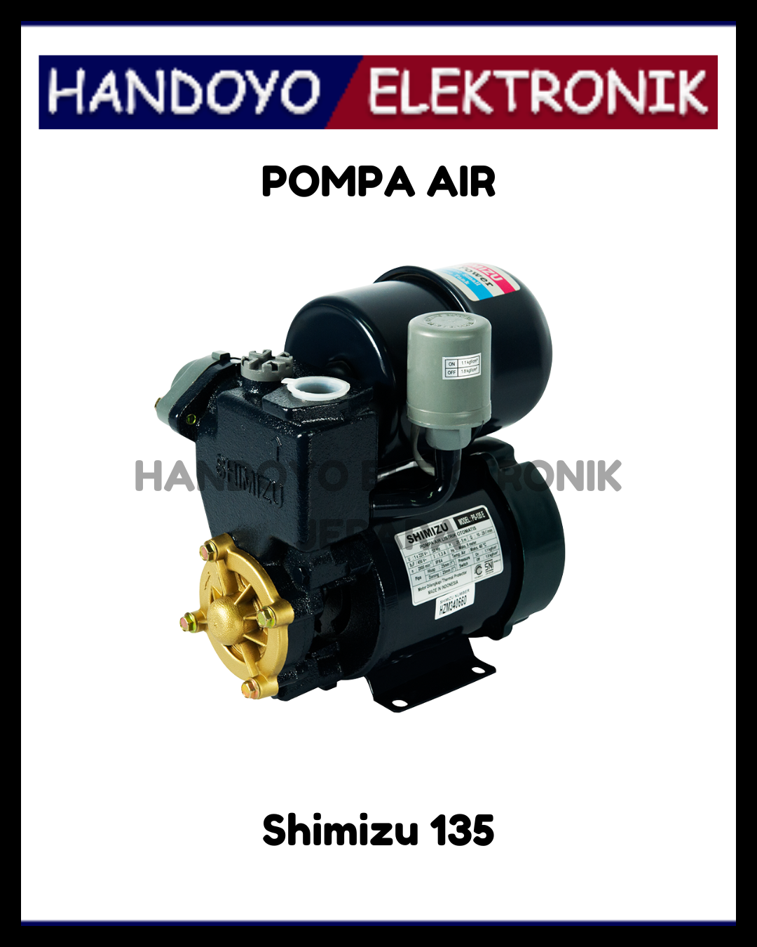 Pompa Air Shimizu 135