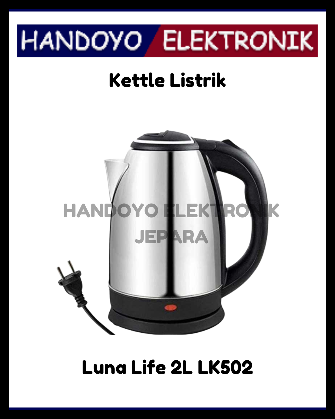 Kettle Listrik Luna Life 2L LK502