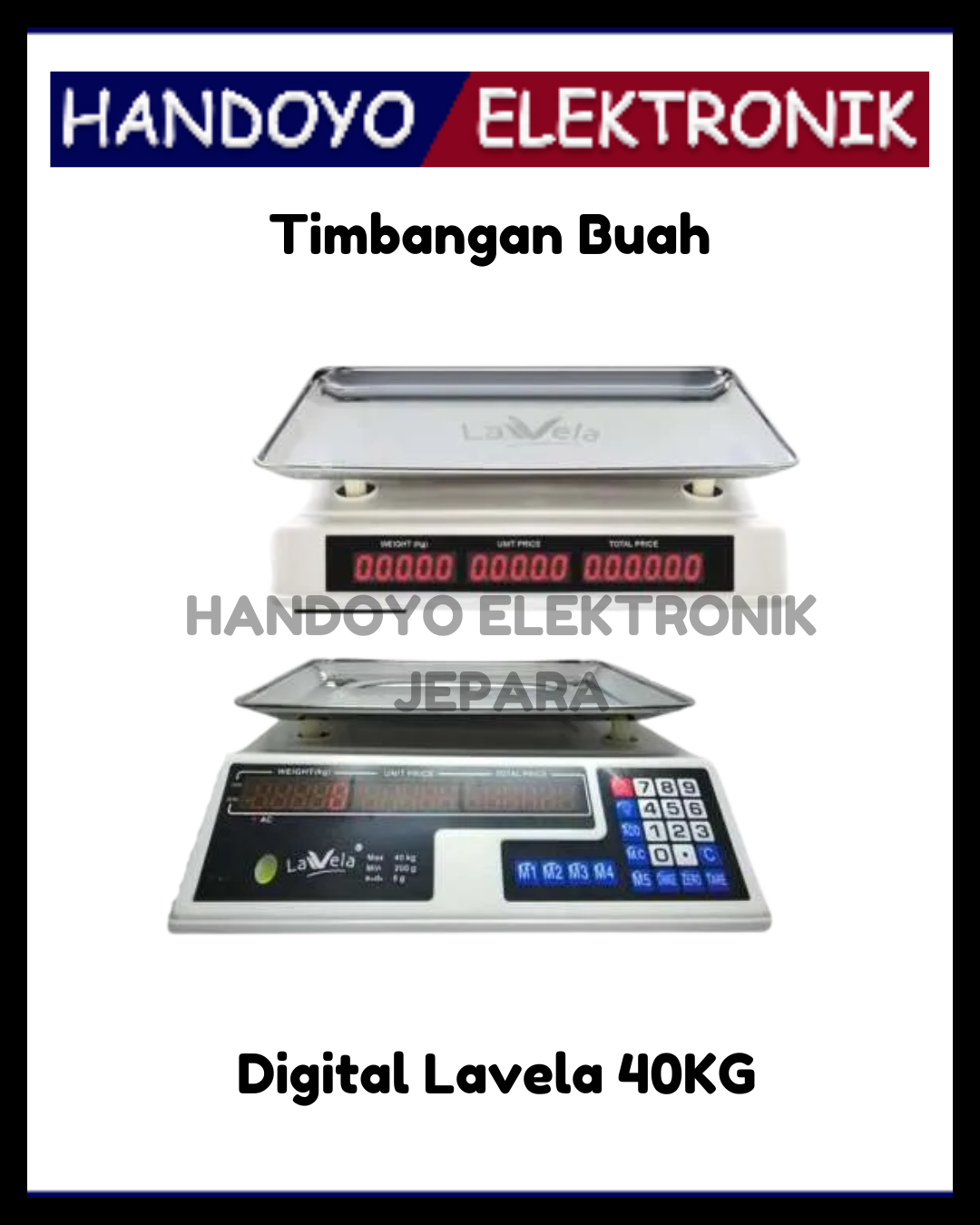 Timbangan Buah Digital Lavela 40KG