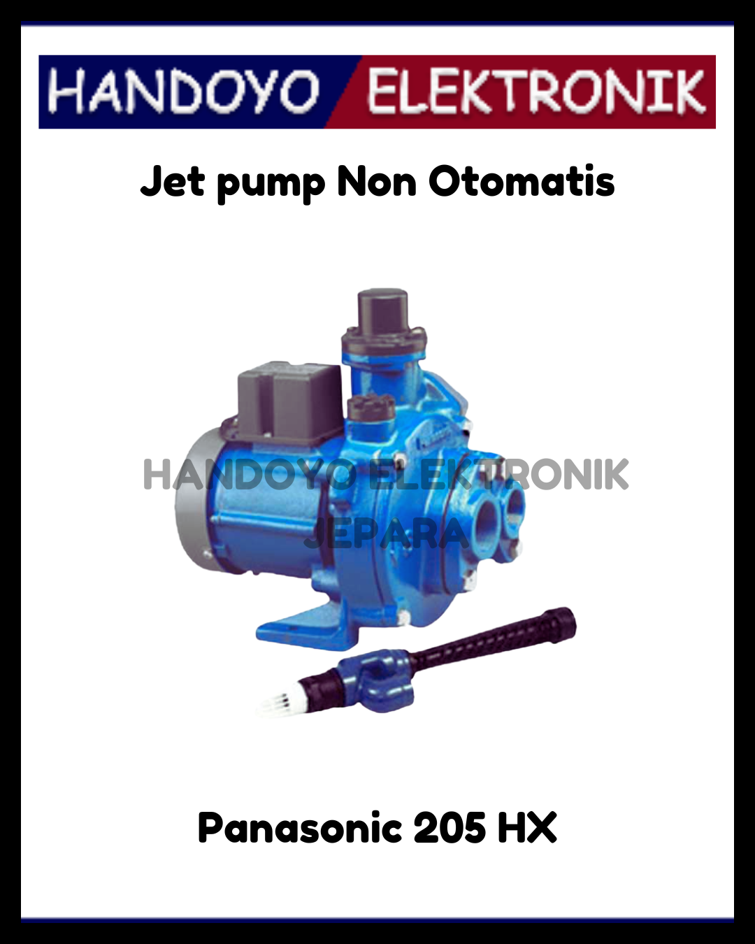 Jet Pump Panasonic 205 HX