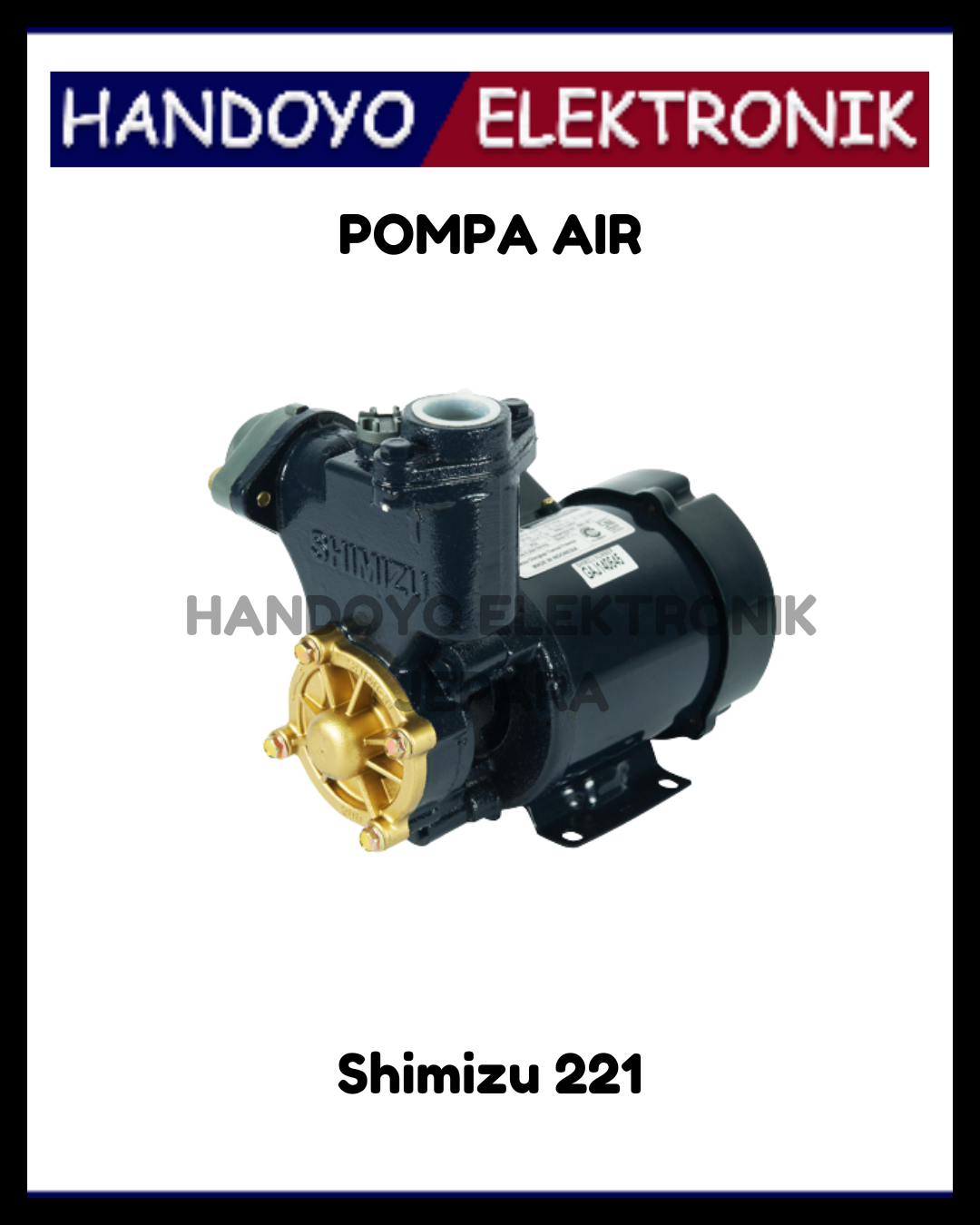 Pompa Air Shimizu 221 (200)